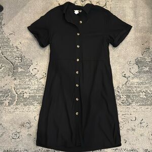 Linen shirt dress